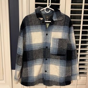 H&M Men’s Plaid Shirt Jacket